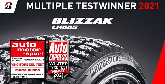 Pluripremiato pneumatico Bridgestone Blizzak